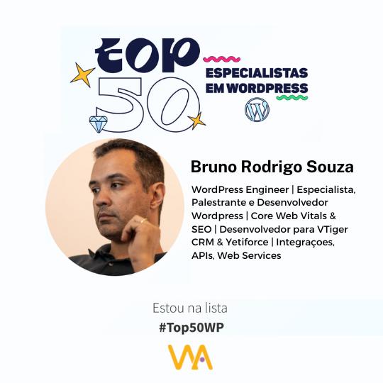 Bruno Souza - Especialista WordPress da WA